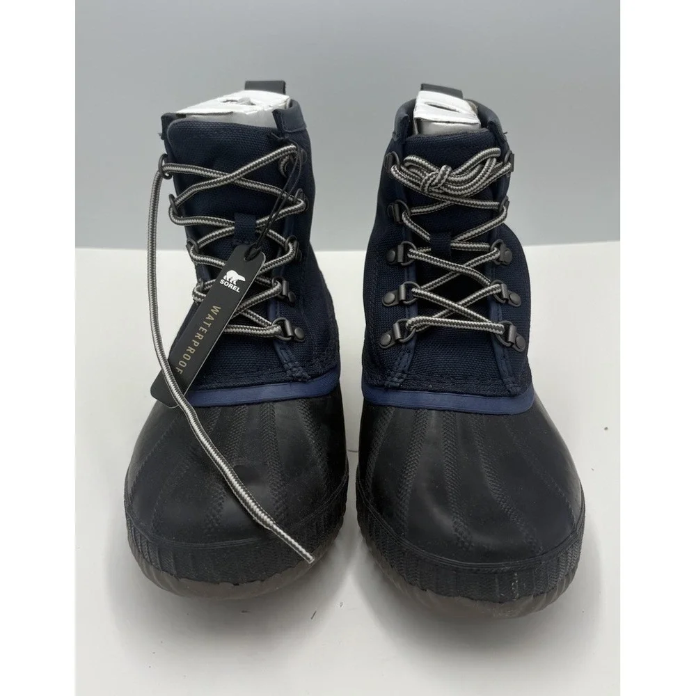 Sorel Cheyanne II Short Nylon‎ Duck Boots Collegiate Navy 8 New